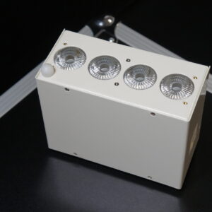 Par leds Batterie RGBWA+UV 50 Watts X8