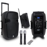 enceinte sur batterie avec micro